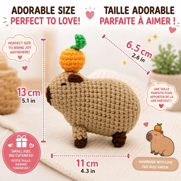 Kit DIY Crochet - Capybara zen