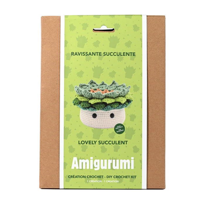 Kit DIY Crochet - Plante - Ravissante succulente
