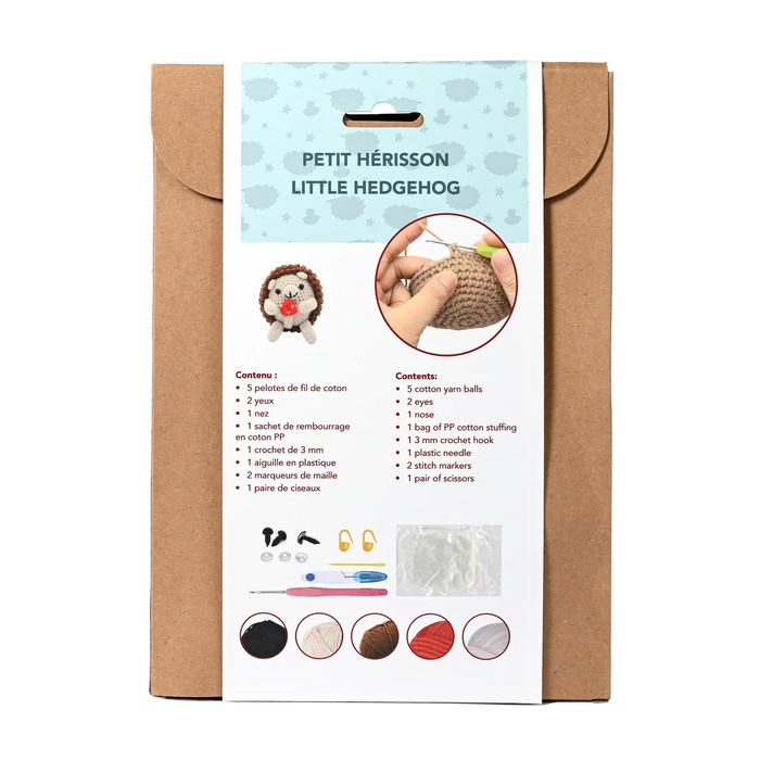 Kit DIY Crochet - Petit hérisson