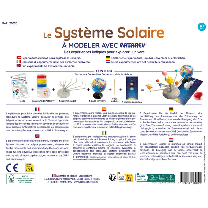 Sentosphère - Le système solaire à modeler - ML
