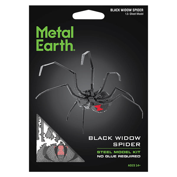 Metal - Earth - Araignee veuve noire
