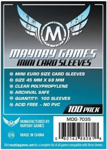 Mayday - Protège-cartes Mini Euro Sleeves 45mm X 68mm (100)
