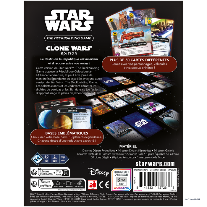 Star Wars - The Deckbuilding Game - Clone Wars - FR