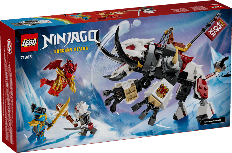 Lego - Ninjago - 71863 - Zilvar et Grimtak, la bête dragon