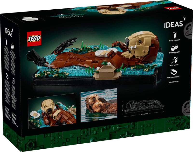 LEGO - Ideas - Loutre flottant dans la mer