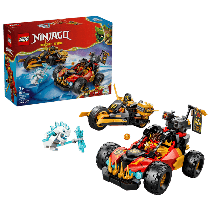 Lego - Ninjago - 71864 - Les véhicules combinés de Kai et Cole