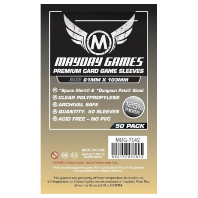 Mayday - Protège-cartes Premium Sleeves 61 x 103mm (50)