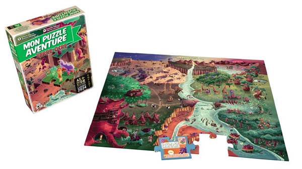 Mon puzzle aventure - Terre ocre - Fr