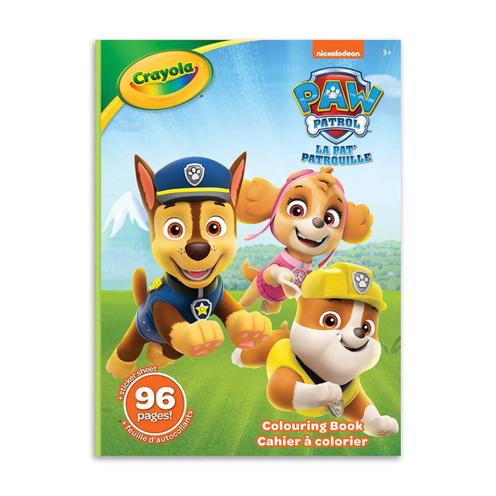 Crayola - Livre à colorier 96 pages - Pat Patrouille