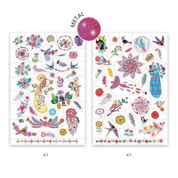Djeco - Tatouages - Plume Color