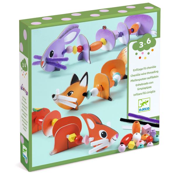 Djeco - Enfilage - Animaux Mignons