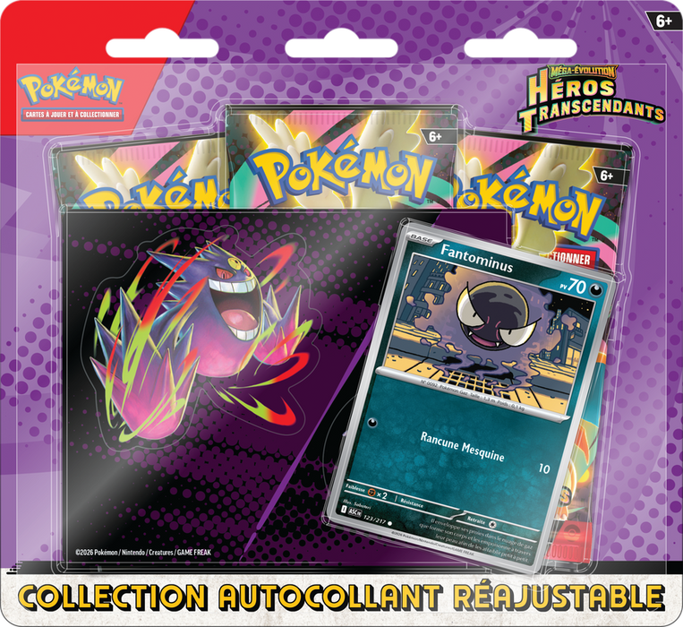 Pokémon TCG - Héros Transcendants - Collection autocollant réajustable - FR