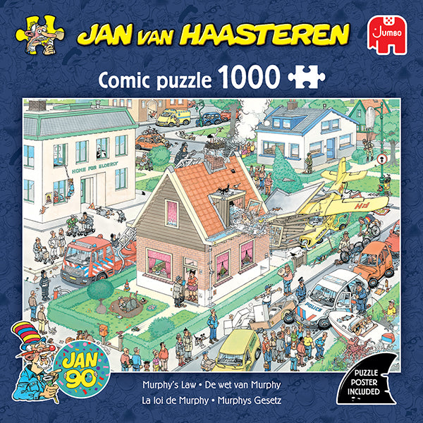 Puzzle - Jumbo - La Loi de Murphy - Jan van Haasteren - 1000 pcs