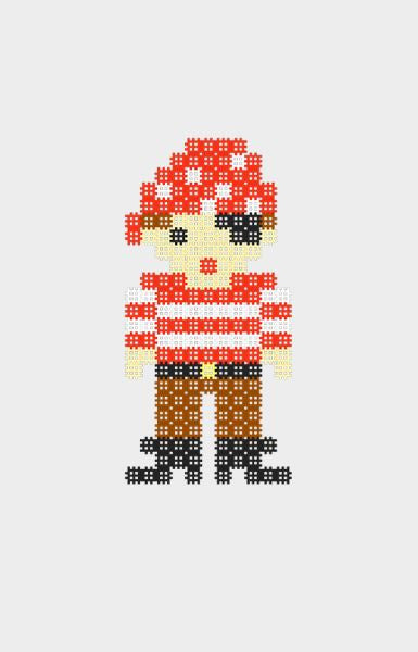 Micro Waffle - 230 pcs (Pirate) - ML