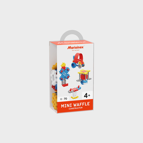 Mini Waffle - Constructeur Bleu Moyen