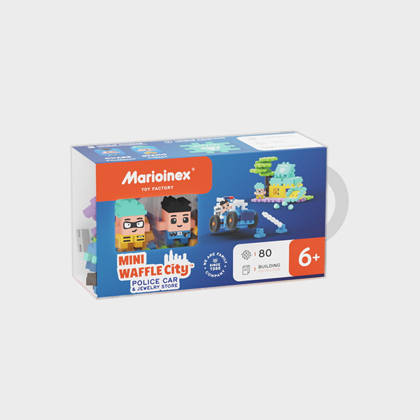 Mini Waffle - Voiture de police et bijouterie