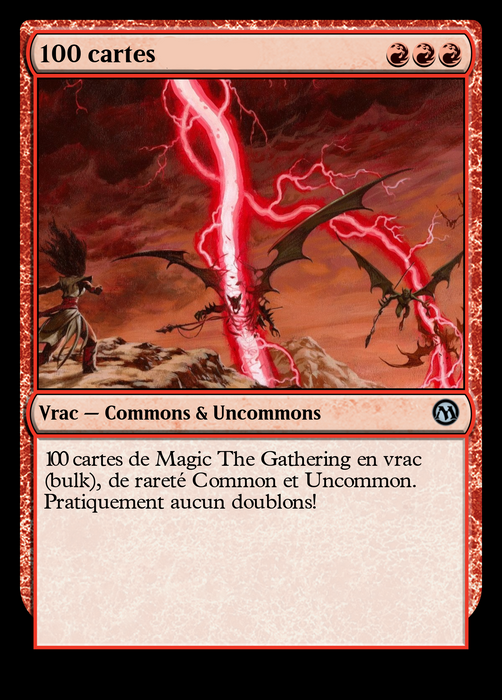 Cartes Magic (MTG) - Rouges