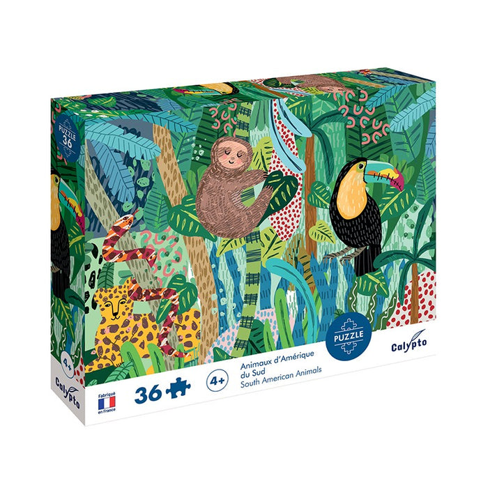 Puzzle Calypto - Animaux d'Amérique du Sud 36 mcx