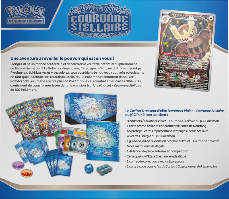 Pokemon TCG - Couronne Stellaire Coffret Dresseur d'Élite - FR