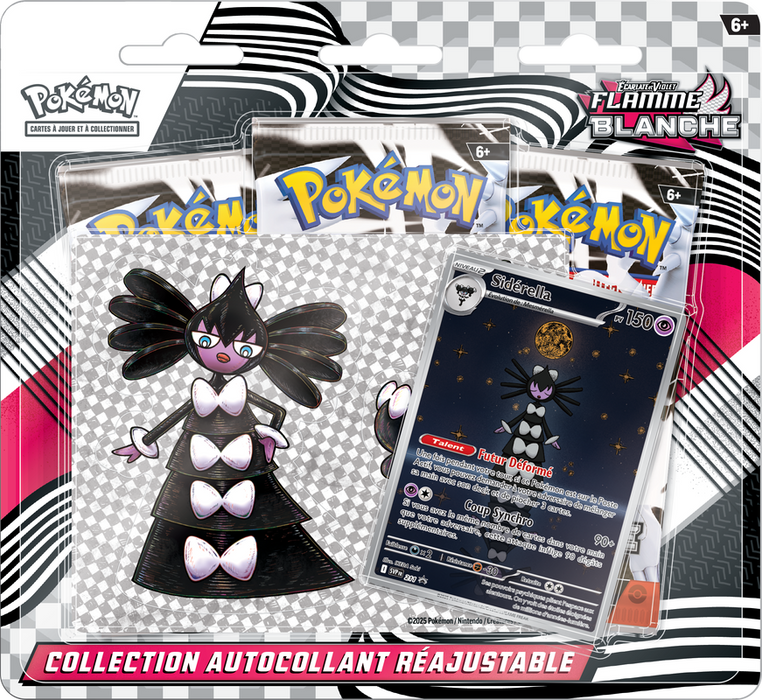Pokémon TCG - Flamme blanche Collection autocollant réajustable - FR