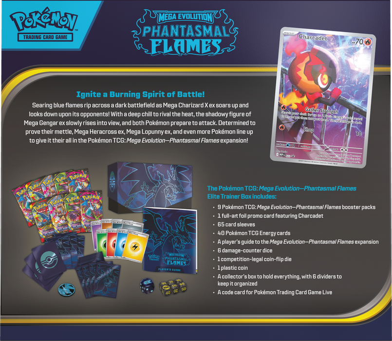 Pokemon TCG - Phantasmal Flames - Elite Trainer Box - EN