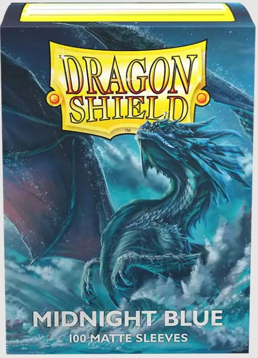 Protège-cartes (Sleeves): Dragon Shield Matte Midnight Blue (100)