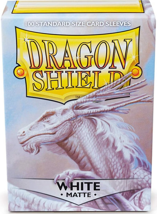 Protège-Cartes (Sleeves): Dragon Shield Matte White (100)