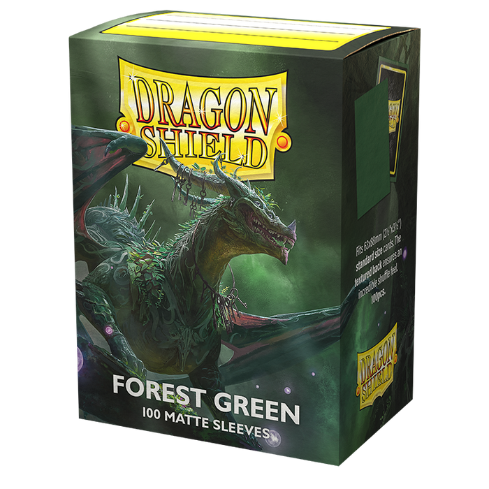 Protège-Cartes (Sleeves): Dragon Shield Matte Forest Green (100)