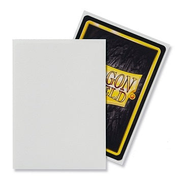 Protège-Cartes (Sleeves): Dragon Shield Matte White (100)
