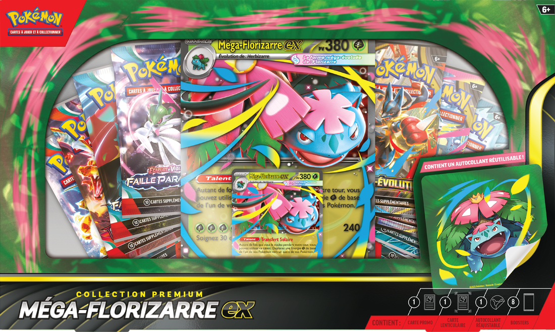 Pokemon TCG - Mega Florizarre EX Premium - FR